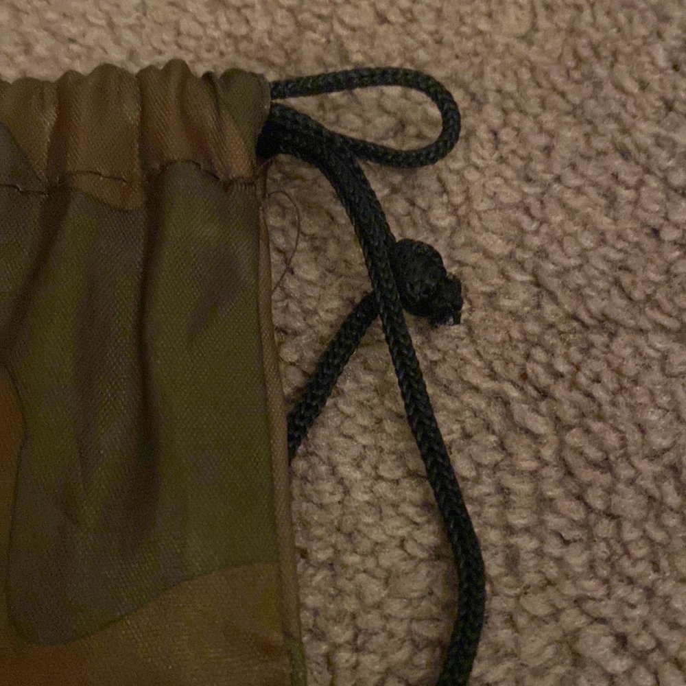 Khaki Drawstring Backpack - Picture 3 of 5